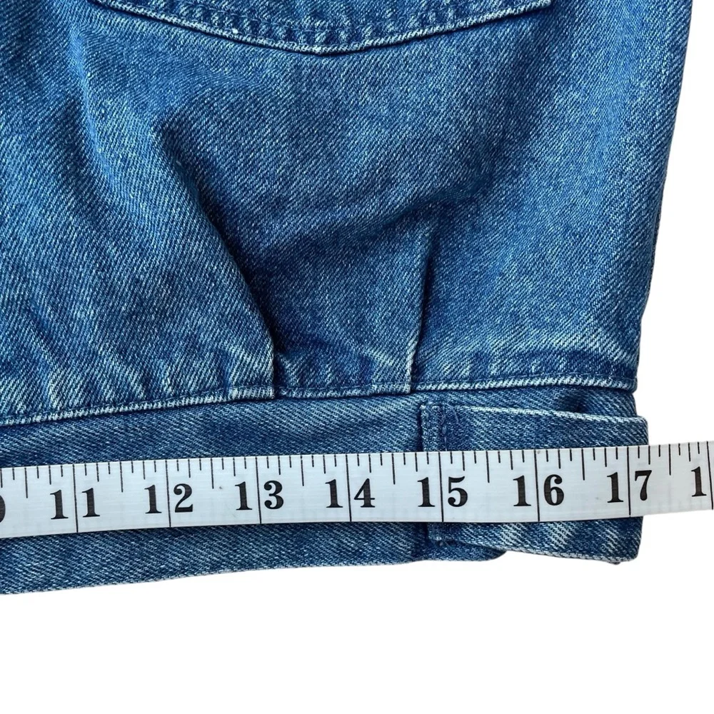 Vintage Sergio Valente Long Denim Jacket 3/4 Sleeve - Picture 14 of 16